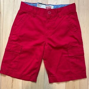 Levi's Boys Red Cargo Short